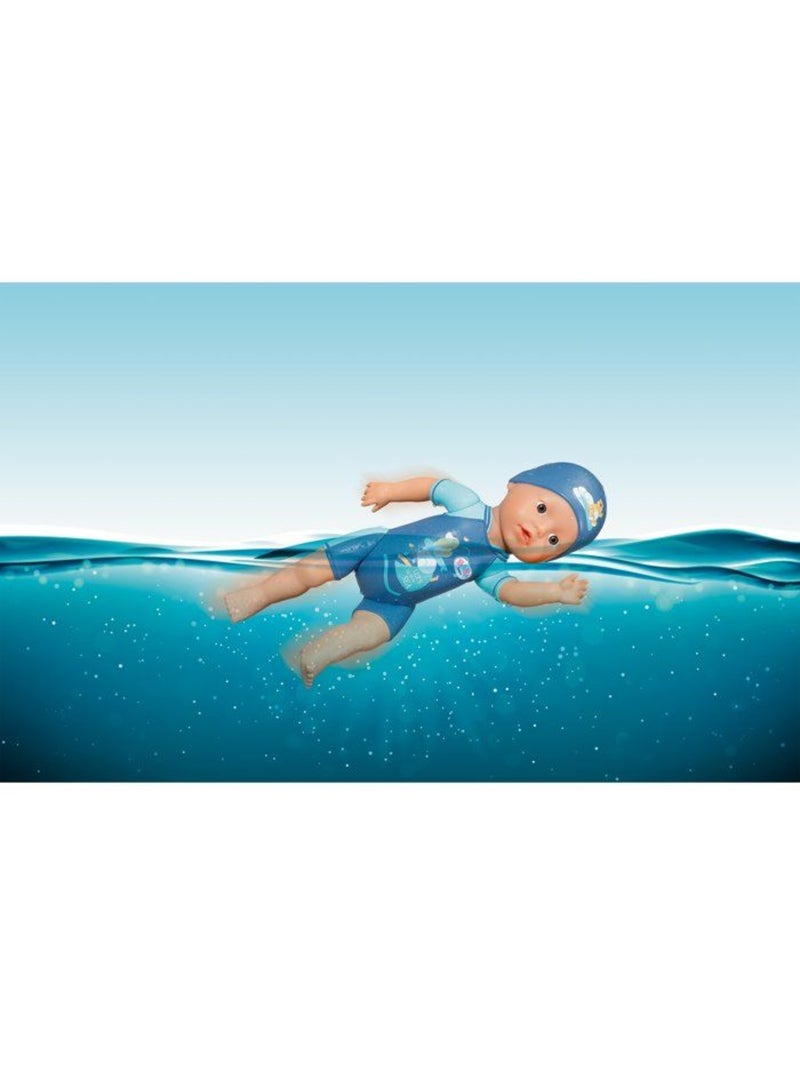 Baby born Mon premier garçon nageur 30cm Bleu - Kiabi