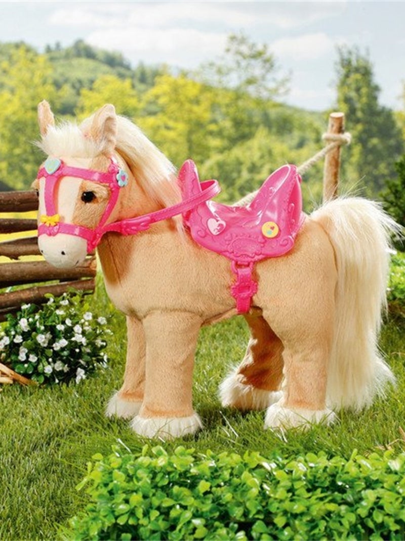 Baby born My cute Horse cheval en peluche 36 et 43 cm Beige - Kiabi