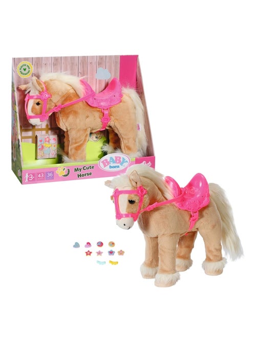 Baby Born My Cute Horse-Cheval en peluche interactive - Kiabi