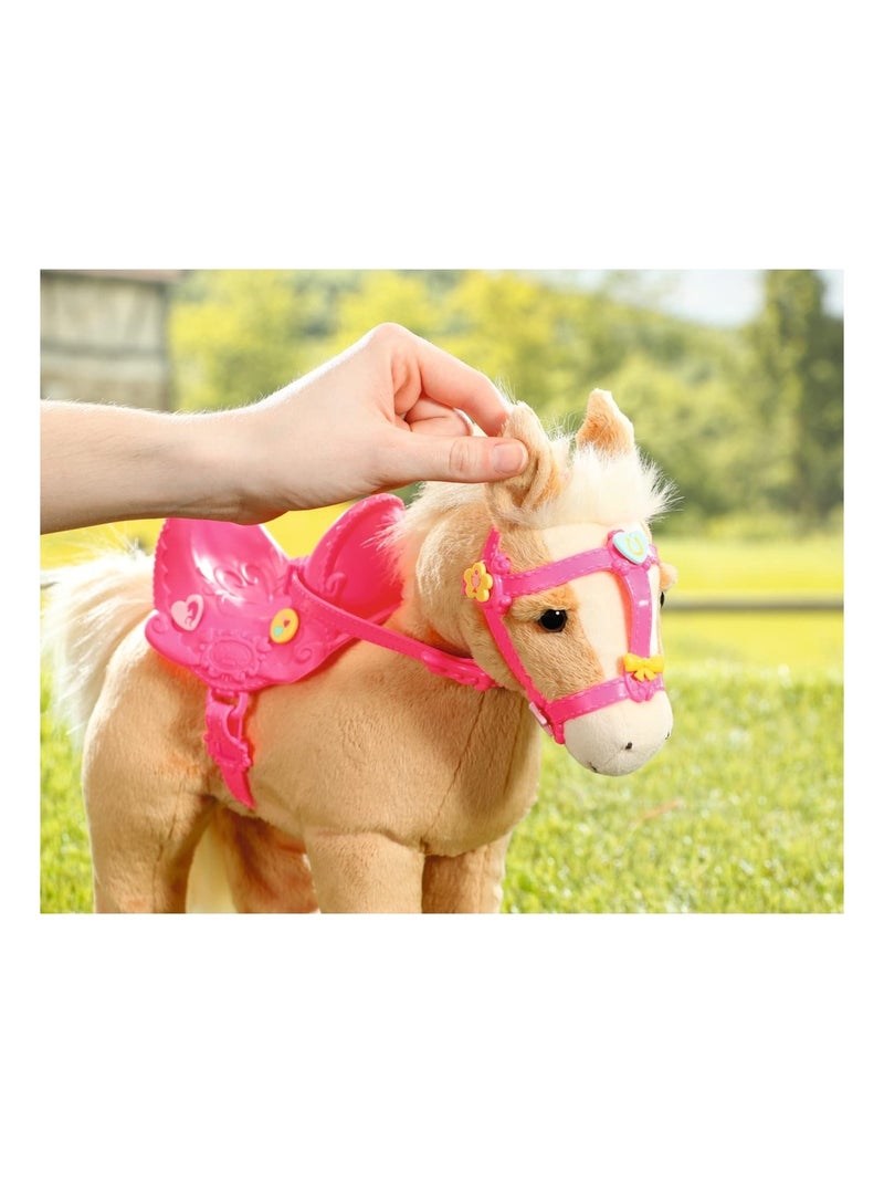 Baby Born My Cute Horse-Cheval en peluche interactive Beige - Kiabi