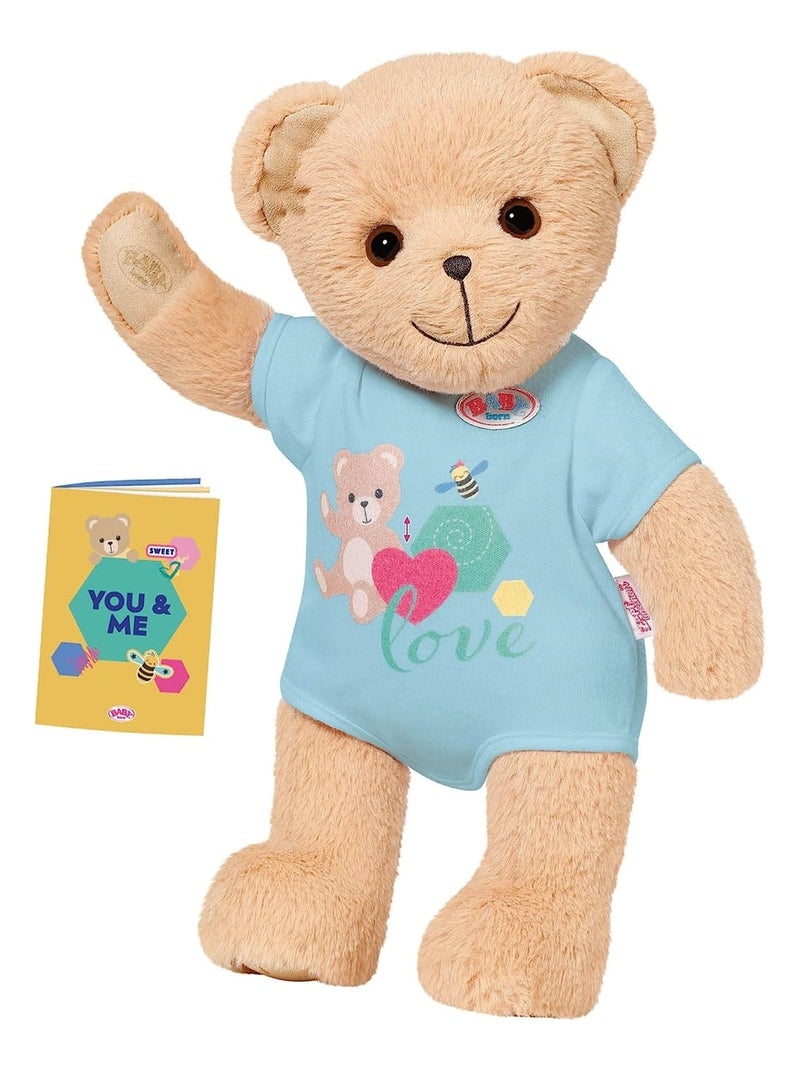 Baby born Ours en peluche bleu 36 cm Multicolore - Kiabi