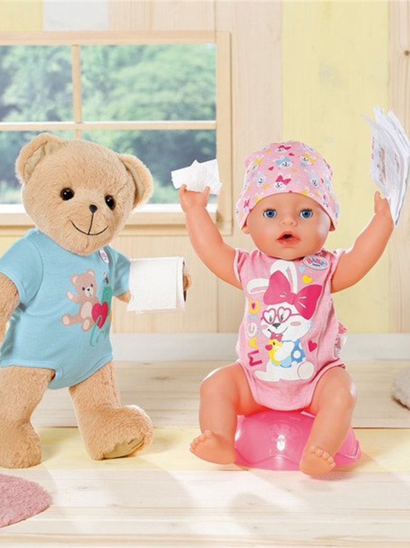 Baby born Ours en peluche bleu 36 cm Multicolore - Kiabi