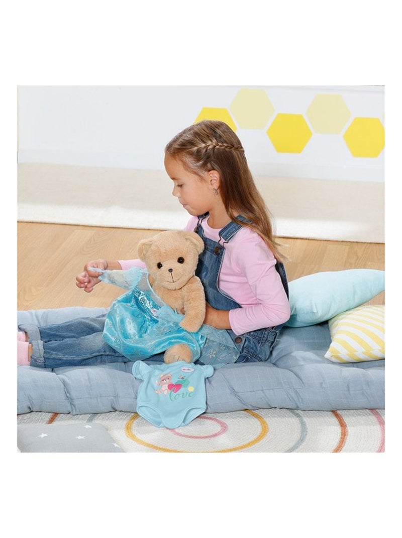 Baby born Ours en peluche bleu 36 cm Multicolore - Kiabi