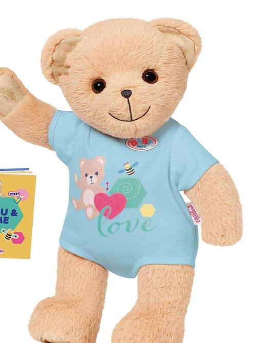 Baby born Ours en peluche bleu 36 cm - Kiabi
