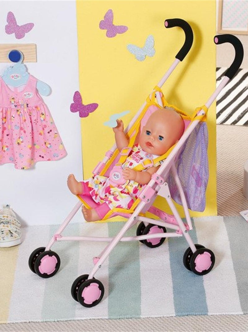Baby Born Poussette pliante avec sac N/A - Kiabi