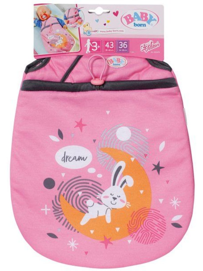 Baby born Sac de couchage Rose - Kiabi