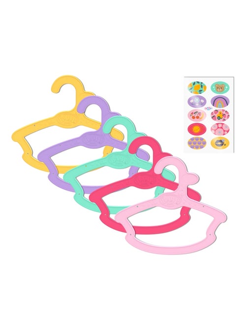 Baby born Set de 5 cintres pour vêtements poupées - Kiabi