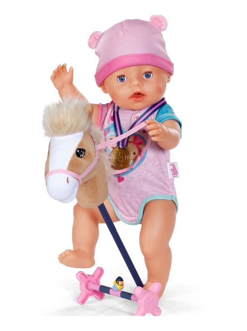 Baby born Set de cheval à baton 43 cm - Kiabi