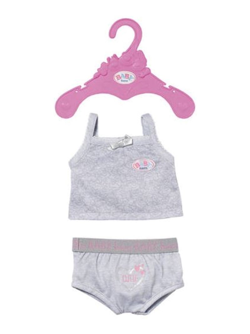 Baby born Sous-vêtements gris 43 cm Gris - Kiabi