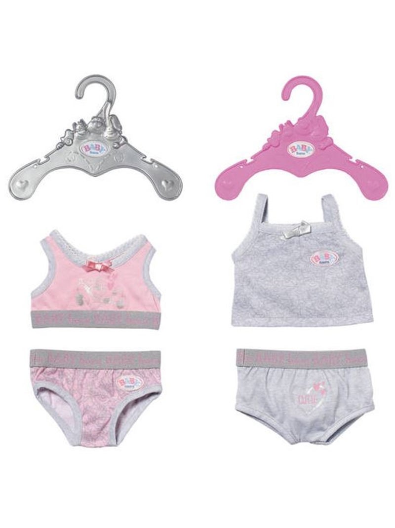 Lot De 2 Vêtements Pour Poupée New Born – Taille 35-43 Cm – Velcro, Divers Styles – Cadeau Enfant