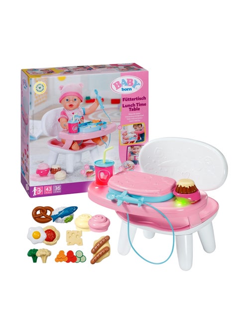 Baby born Table d'alimentation Lumineuse et sonore - Kiabi