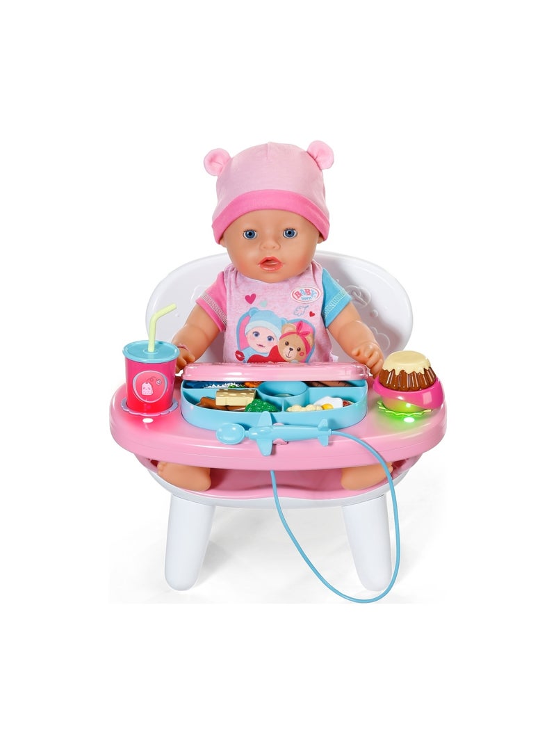 Baby born Table d'alimentation Lumineuse et sonore Multicolore - Kiabi