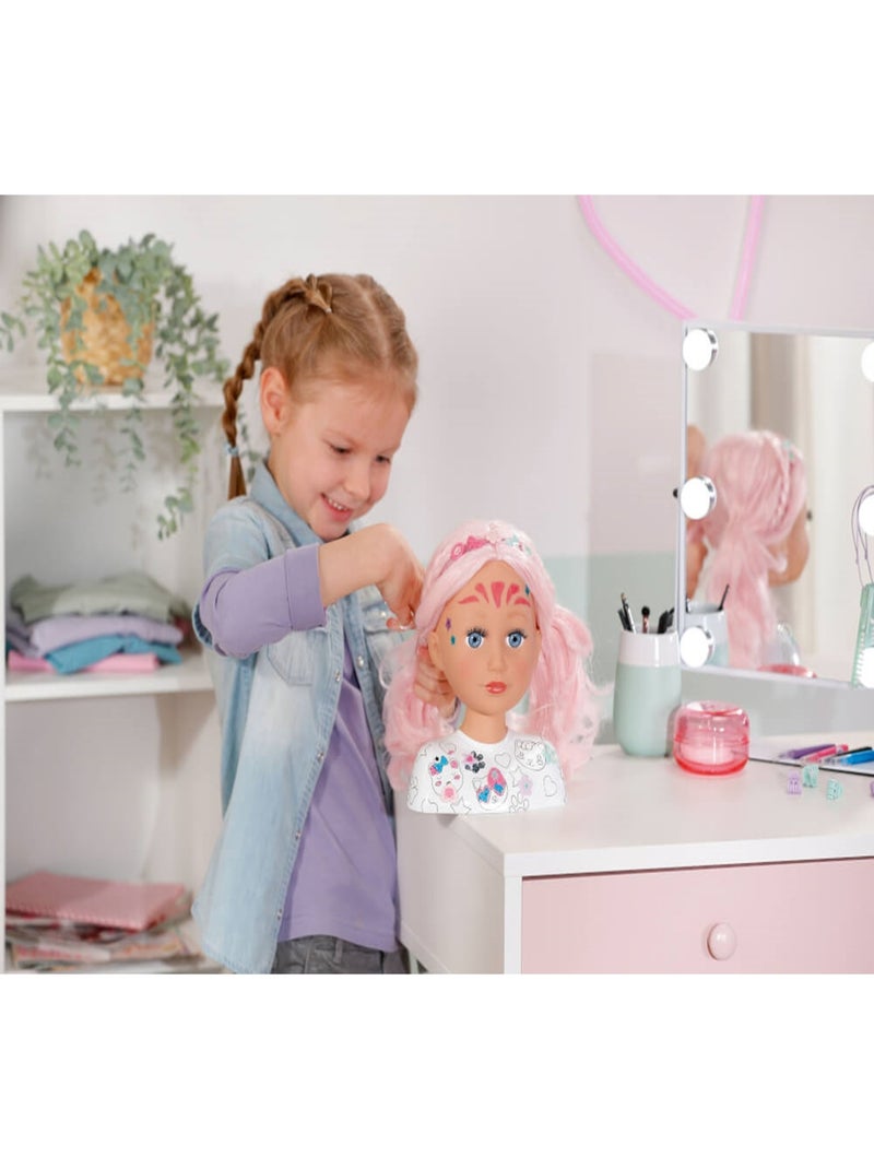 Baby born Tête de Coiffure Créatif Multicolore - Kiabi