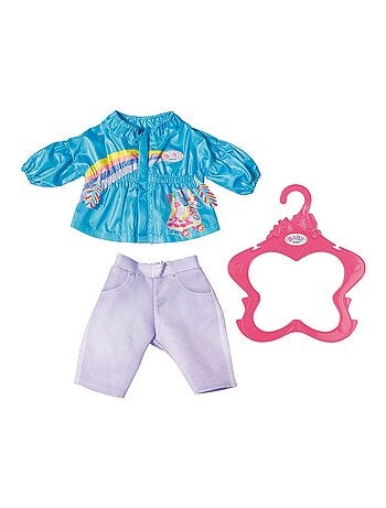 Baby Born Vêtement de poupée 43 cm Costume de Loisirs turquoise