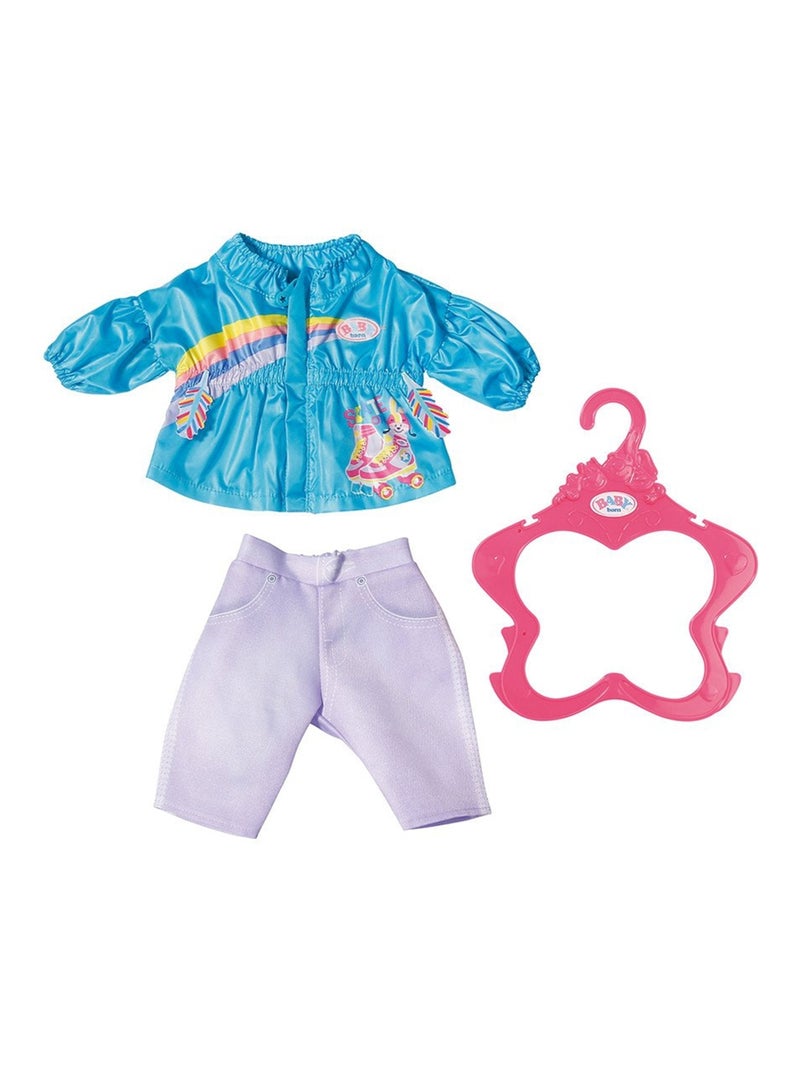 Baby Born Vêtement de poupée 43 cm Costume de Loisirs turquoise Multicolore - Kiabi