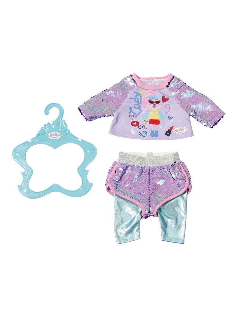 Baby Born Vêtement pour poupée 43 cm Fashion violet Violet - Kiabi