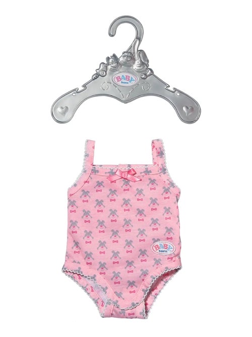 Baby Born Vêtements pour poupée 43 cm Body rose - Kiabi