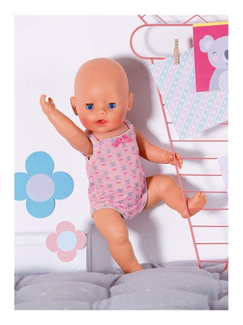 Baby Born Vêtements pour poupée 43 cm Body rose - Kiabi