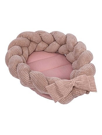 Baby Cocoon avec tresse protectrice – aesthetic- ROSE POUDRÉ
