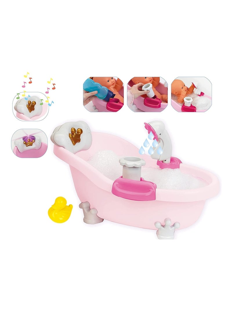 Baby Coralie – Baignoire avec fonctions mousse, sons et lumière Rose - Kiabi