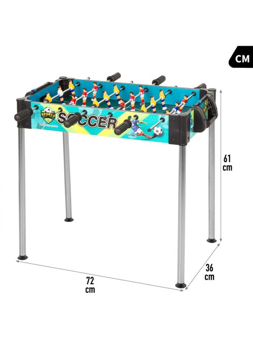 Baby-foot 72x36x61 cm cb games - Kiabi