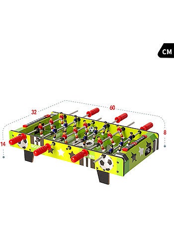 Baby-foot en bois 60x32x14 cm cb games