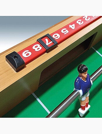 Baby-foot en bois avec pieds 121x61x79 cm cb games