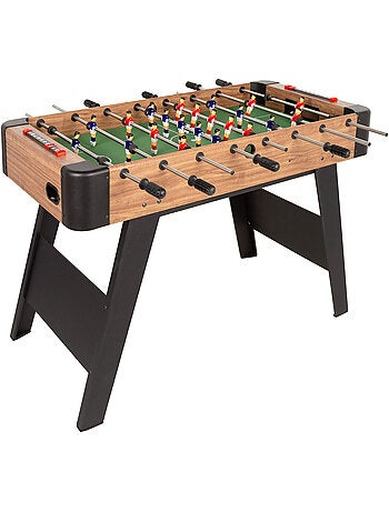 Baby-foot en bois avec pieds 121x61x81 cm cb games