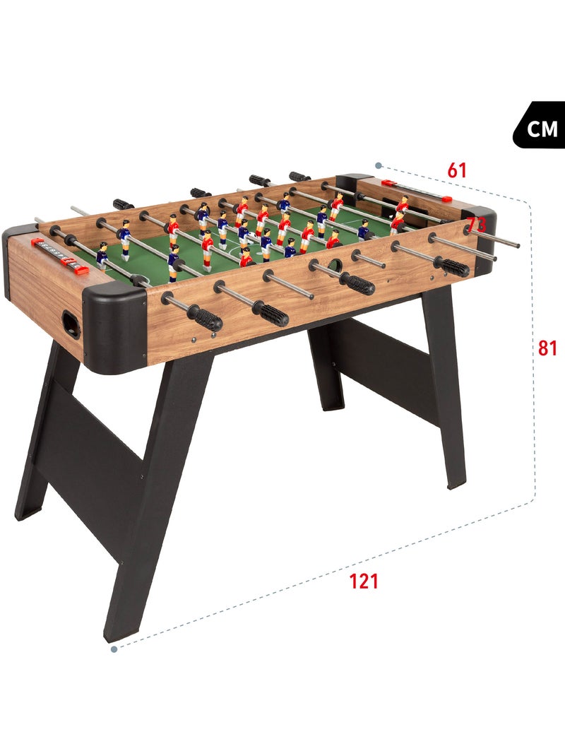Baby-foot en bois avec pieds 121x61x81 cm cb games N/A - Kiabi