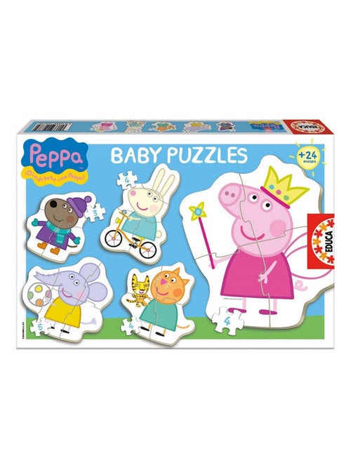 Baby puzzle - 5 puzzles : Peppa Pig - Kiabi