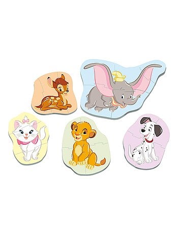 Baby puzzle : 5 puzzles de 3 à 5 pièces : Disney baby