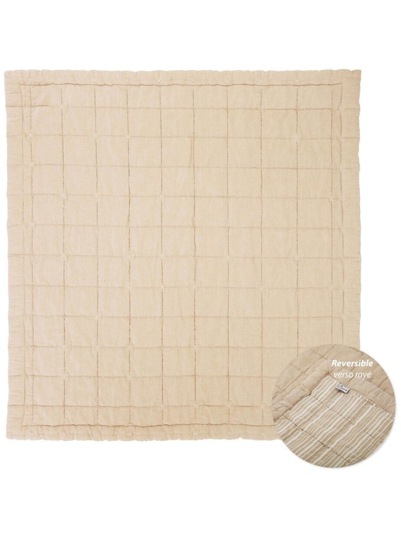 Baby Relax Tapis Anna Lave en Coton Marron caramel - Kiabi