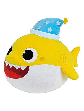 Baby shark peluche range pyjama bonne nuit et 45 cm