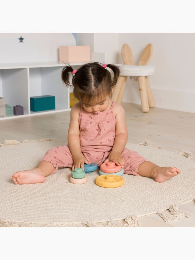 Baby to Love - Pyramide anneaux Rose - Kiabi