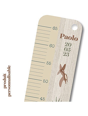 Baby toise en bois All Over Dino