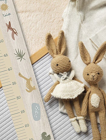 Baby toise en bois All Over Dino