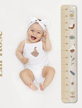 Baby toise en bois Lili-Rose