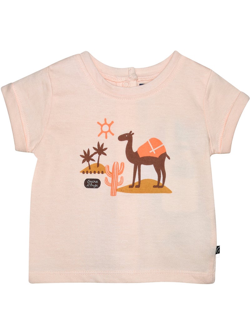 BABY TSHIRT BERMUDA RIOWEN Beige - Kiabi