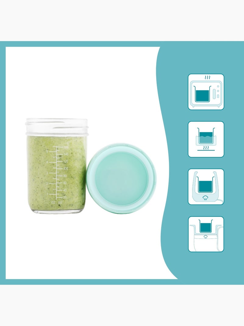 Babybols - Contenants en verre 4x220 ml 'Babymoov' Transparent - Kiabi