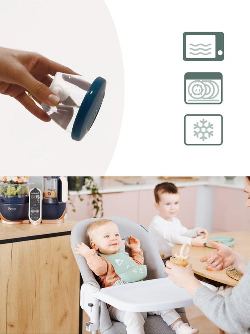 Babybols Kit XXL MultiSet 12 pots de conservation + 3 cuillères souples 'Babymoov' - Kiabi