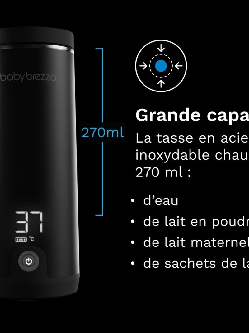 babybrezza - Chauffe biberon Noir - Kiabi
