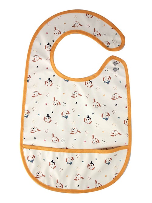 Babycalin - Bavoir bébé 6 mois 24x39 cm en Polyester Toutou - Kiabi