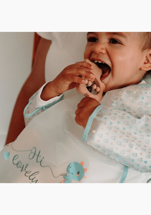 Babycalin - Bavoir tablier 12 mois - Dinosaures - Kiabi