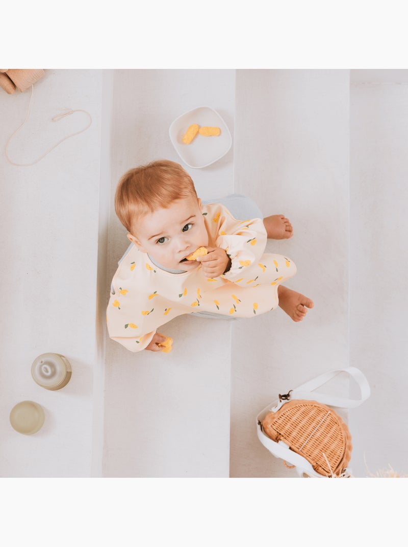 Babycalin - Bavoir tablier 12 mois - Fruity Jaune - Kiabi