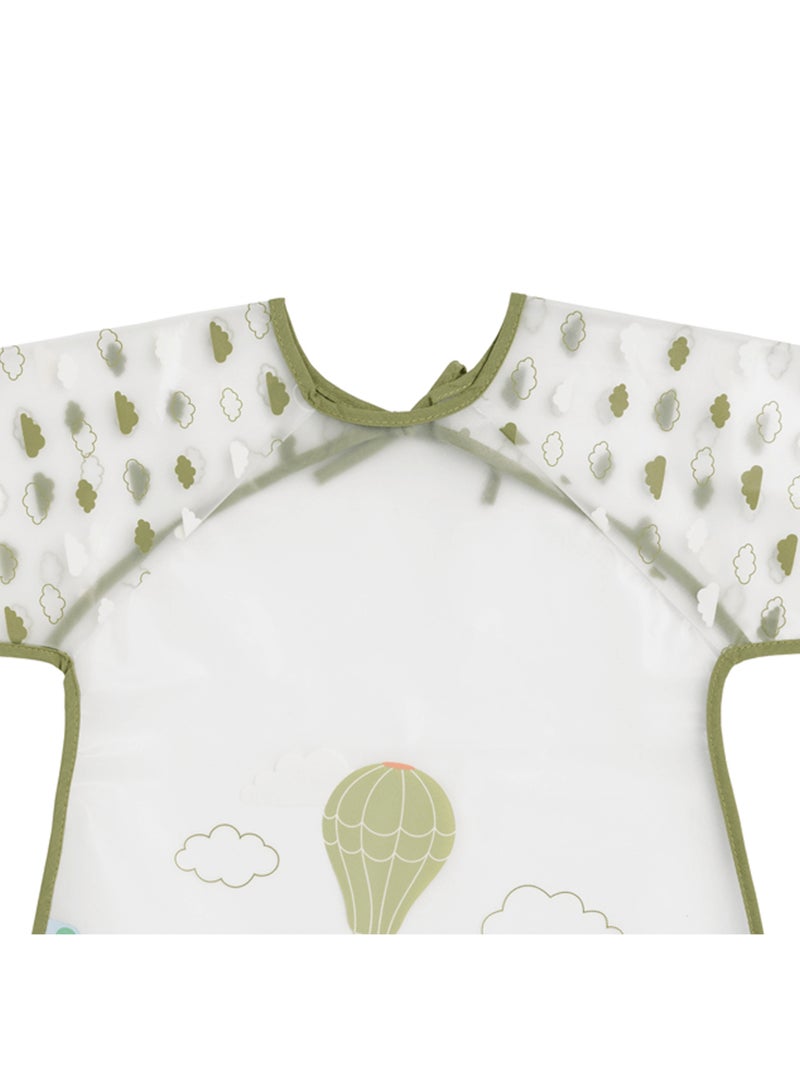 Babycalin - Bavoir tablier 12 mois - Montgolfière Vert - Kiabi