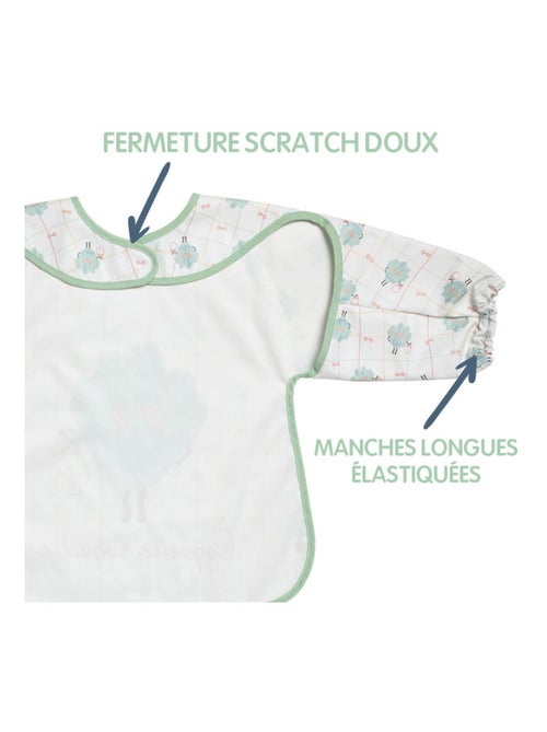 Babycalin - Bavoir tablier enduit 12 mois - Smoothie - Kiabi