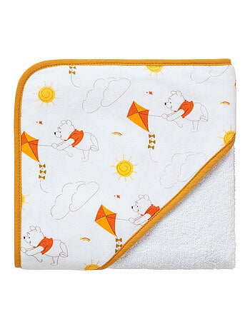 Babycalin - Cape de bain 80x80 cm velours - Winnie Retro