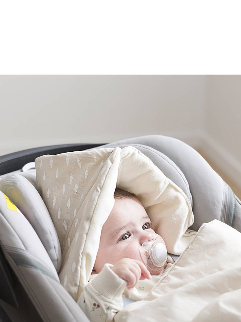 Babycalin - Coussin d'allaiement et de grossesse BabySwitch 5 en 1 - Plumes Beige - Kiabi