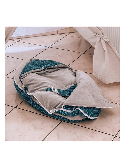 Babycalin - Coussin d'allaiement et de grossesse BabySwitch 5 en 1 - Pois - Kiabi