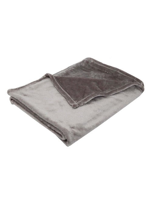 Babycalin - Couverture bébé 75x100 cm Taupe - Couverture pour bébé naissance douce - Kiabi